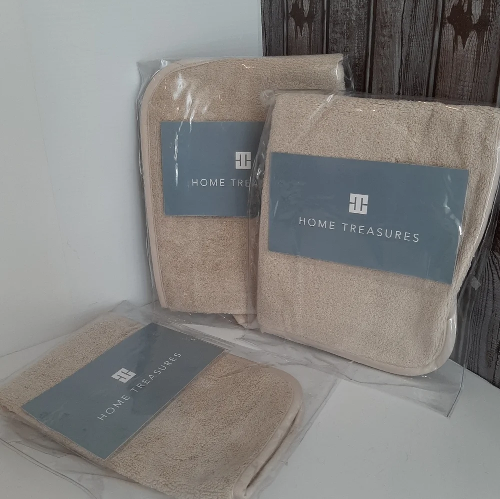 Home Treasures Izmar Face Towels Candlelight (set of 3)